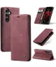 CaseMe 013 Samsung Galaxy S25 Plus Hoesje Book Case met Standaard Rood