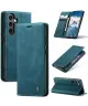 CaseMe 013 Samsung Galaxy S25 Plus Hoesje Book Case met Standaard Blauw