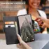 CaseMe 013 Samsung Galaxy S25 Ultra Hoesje Book Case met Standaard Zwart afbeelding 3