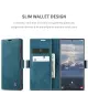 CaseMe 013 Samsung Galaxy S25 Ultra Hoesje Book Case met Standaard Blauw