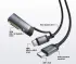 4Smarts MagSafe 3 Adapter en USB-C naar USB-C Kabel 100W 2M Zwart afbeelding 5