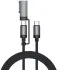 4Smarts MagSafe 3 Adapter en USB-C naar USB-C Kabel 100W 2M Zwart afbeelding 1