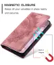 Xiaomi Redmi 14C Hoesje Mandala Print Book Case Roze Goud