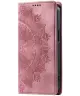 Xiaomi Redmi 14C Hoesje Mandala Print Book Case Roze Goud