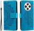 Xiaomi Redmi 14C Hoesje Mandala Book Case met Pasjeshouder Blauw afbeelding 1