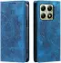 Xiaomi 14T Hoesje Mandala Book Case met Pasjeshouder Blauw