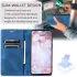 Xiaomi 14T Hoesje Mandala Book Case met Pasjeshouder Blauw afbeelding 4