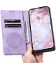 Xiaomi 14T Hoesje Mandala Book Case met Pasjeshouder Paars