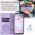 Xiaomi 14T Hoesje Mandala Book Case met Pasjeshouder Paars afbeelding 4