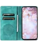 Xiaomi 14T Hoesje Mandala Book Case met Pasjeshouder Groen