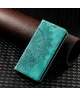 Xiaomi 14T Hoesje Mandala Book Case met Pasjeshouder Groen