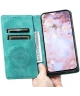 Xiaomi 14T Hoesje Mandala Book Case met Pasjeshouder Groen