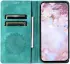 Xiaomi 14T Hoesje Mandala Book Case met Pasjeshouder Groen afbeelding 2
