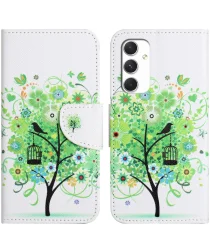 Samsung Galaxy A16 Hoesje Portemonnee Book Case Boom Print