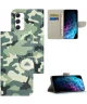 Samsung Galaxy A16 Hoesje Portemonnee Book Case Camouflage Print