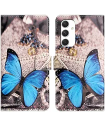 Samsung Galaxy A16 Hoesje Portemonnee Book Case Butterfly Print