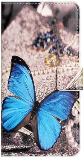 Samsung Galaxy A16 Hoesje Portemonnee Book Case Butterfly Print afbeelding 4