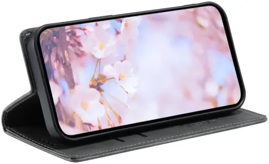 Samsung Galaxy A16 Hoesje Mandala Book Case met Pasjeshouder Zwart afbeelding 5