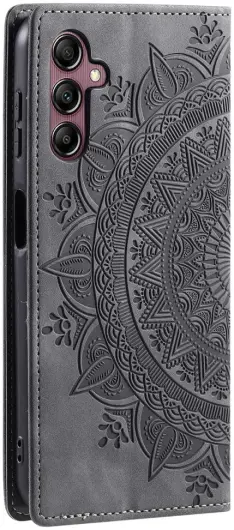Samsung Galaxy A16 Hoesje Mandala Book Case met Pasjeshouder Zwart afbeelding 9
