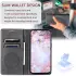 Samsung Galaxy A16 Hoesje Mandala Book Case met Pasjeshouder Zwart afbeelding 4