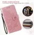 Xiaomi 14T Pro Hoesje Bloemen Print Wallet Book Case Roze afbeelding 4