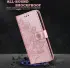 Xiaomi 14T Pro Hoesje Bloemen Print Wallet Book Case Roze afbeelding 5
