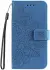 Xiaomi 14T Pro Hoesje Bloemen Print Wallet Book Case Blauw afbeelding 9