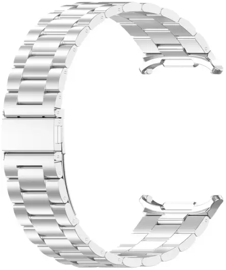 Samsung Galaxy Watch Ultra Bandje - Roestvrij Staal met Vlindersluiting - Zilver afbeelding 1