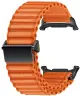 Samsung Galaxy Watch Ultra Bandje - Nylon Band - Oranje (S/M/L)