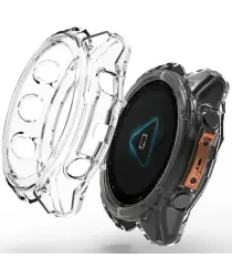 Garmin Fenix 8 Hoesje - TPU Bumper Case - Transparant