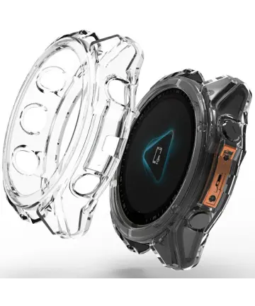 Garmin Fenix 8 Hoesje - TPU Bumper Case - Transparant Cases