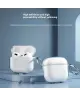 Apple AirPods 4 Hoesje TPU met Ring Glitter Transparent