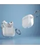 Apple AirPods 4 Hoesje TPU met Ring Glitter Transparent