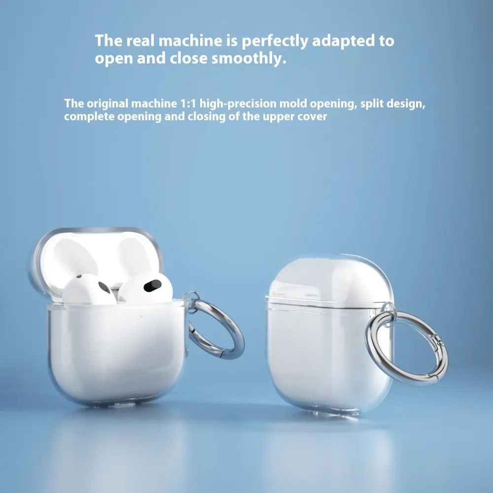 Apple AirPods 4 Hoesje TPU met Ring Glitter Transparent afbeelding 10