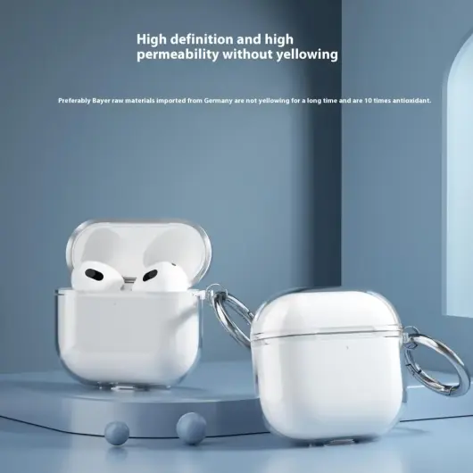 Apple AirPods 4 Hoesje TPU met Ring Glitter Transparent afbeelding 11