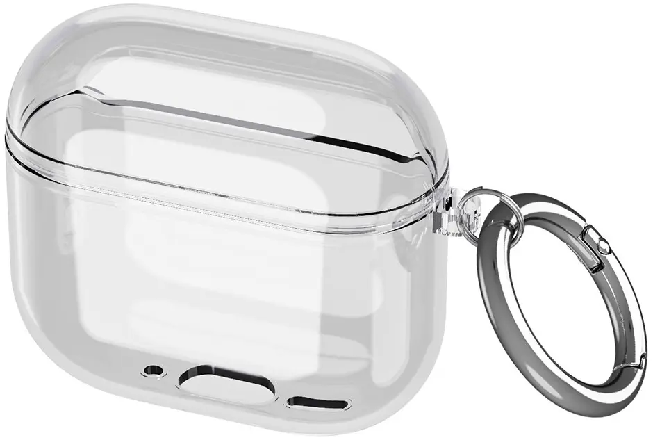Apple AirPods 4 Hoesje TPU met Ring Transparant afbeelding 1