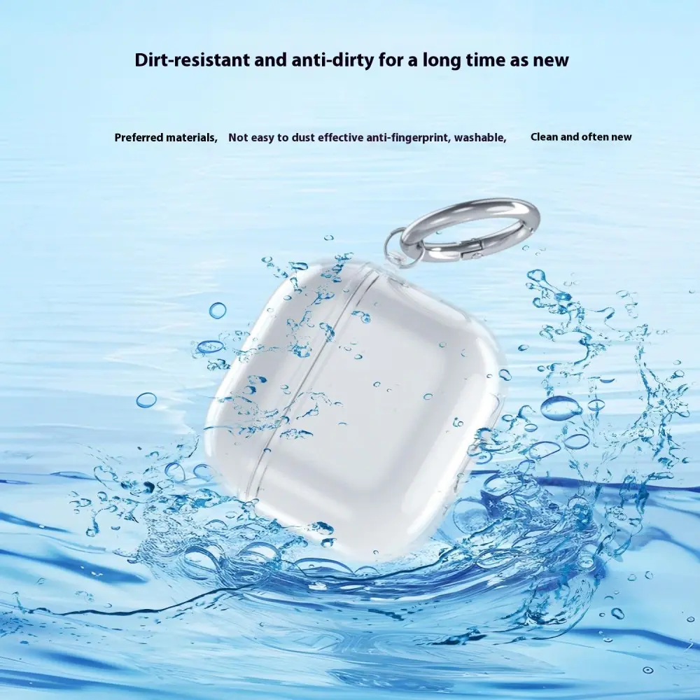 Apple AirPods 4 Hoesje TPU met Ring Transparant afbeelding 5