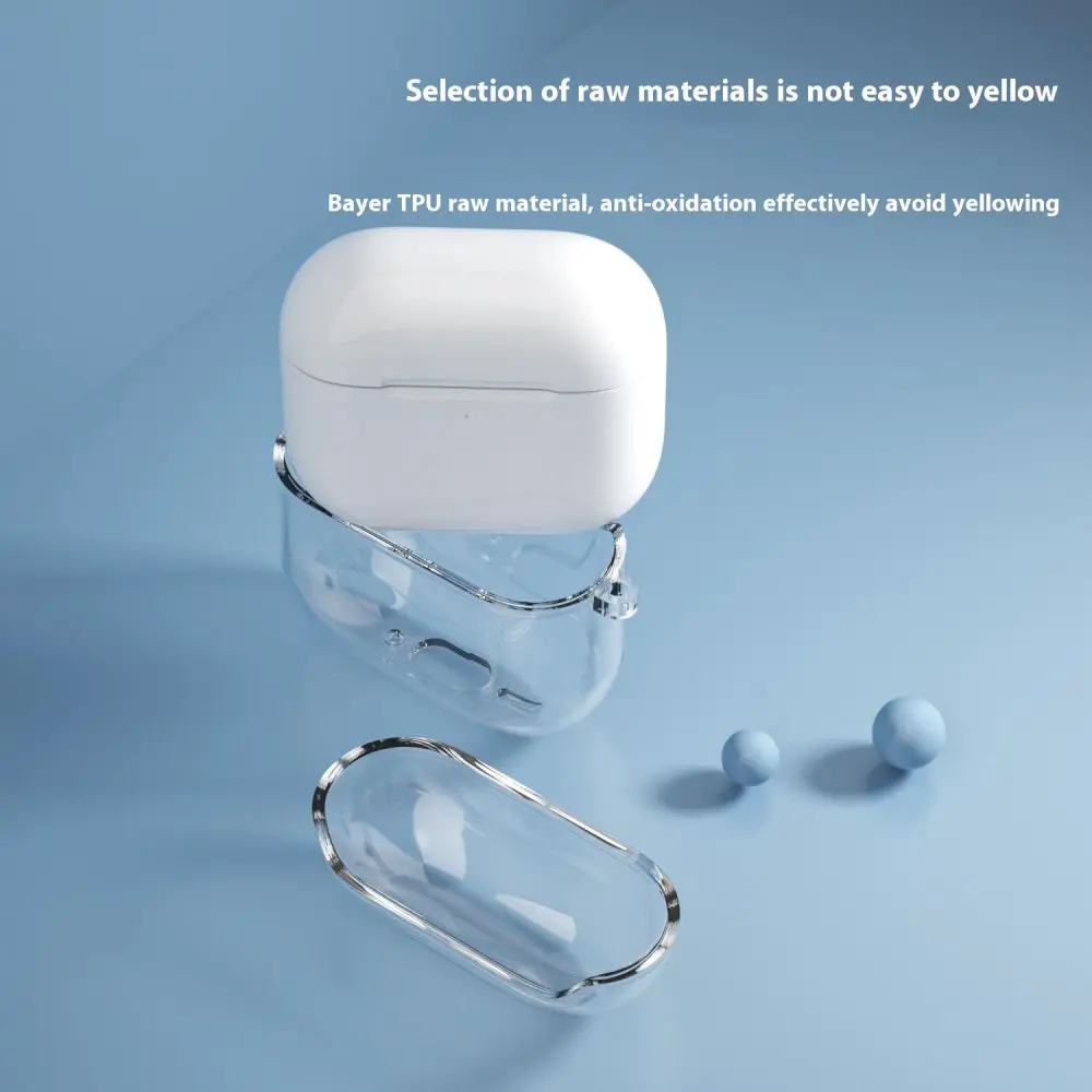 Apple AirPods 4 Hoesje TPU met Ring Transparant afbeelding 6