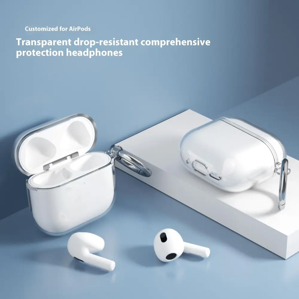 Apple AirPods 4 Hoesje TPU met Ring Transparant afbeelding 7