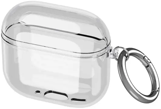 Apple AirPods 4 Hoesje TPU met Ring Transparant afbeelding 1