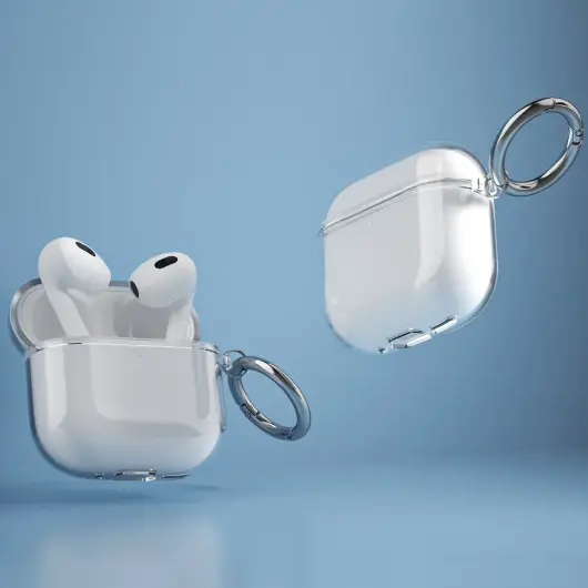 Apple AirPods 4 Hoesje TPU met Ring Transparant afbeelding 12