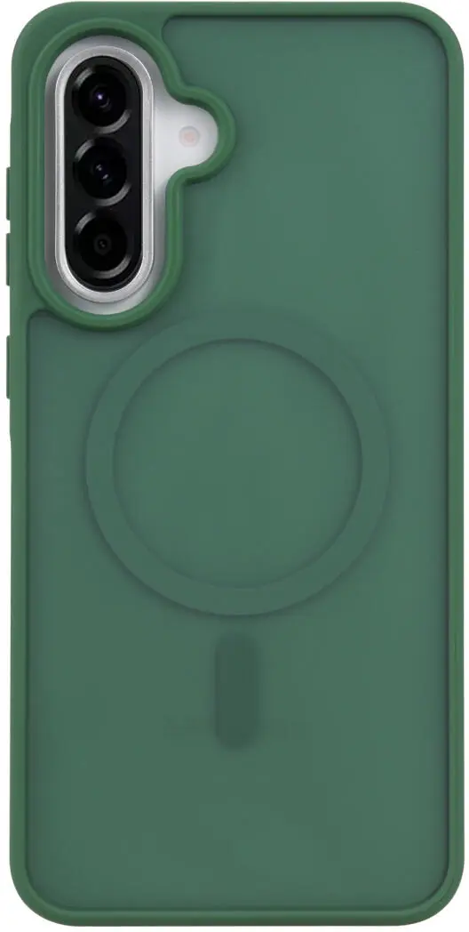 Samsung Galaxy A36 Hoesje met MagSafe Back Cover Matte Groen afbeelding 2