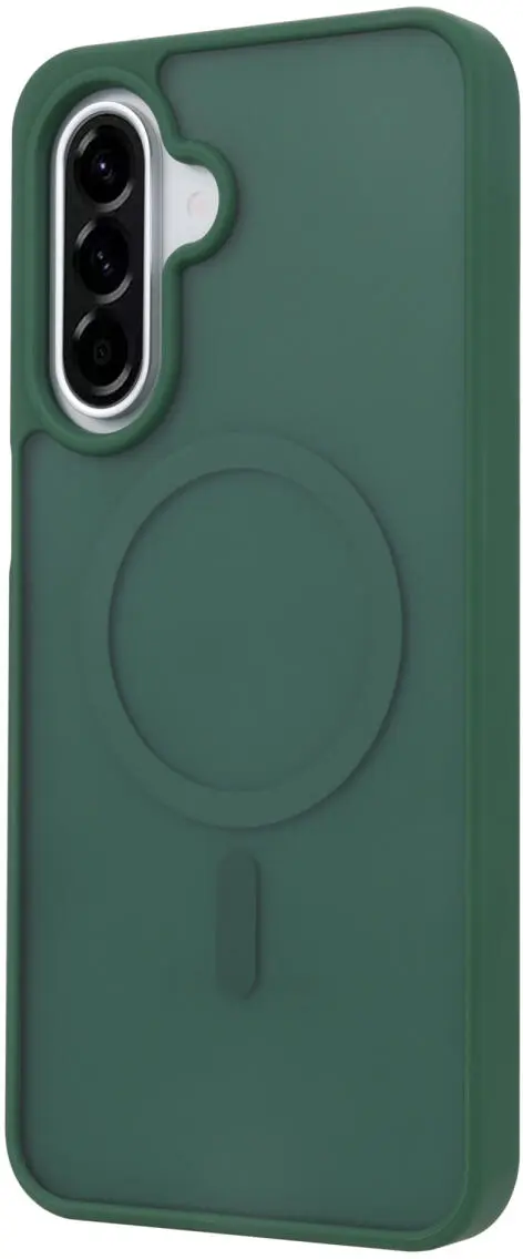 Samsung Galaxy A36 Hoesje met MagSafe Back Cover Matte Groen afbeelding 5