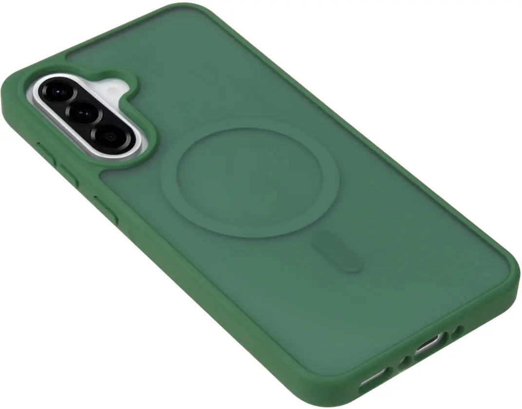Samsung Galaxy A36 Hoesje met MagSafe Back Cover Matte Groen afbeelding 7
