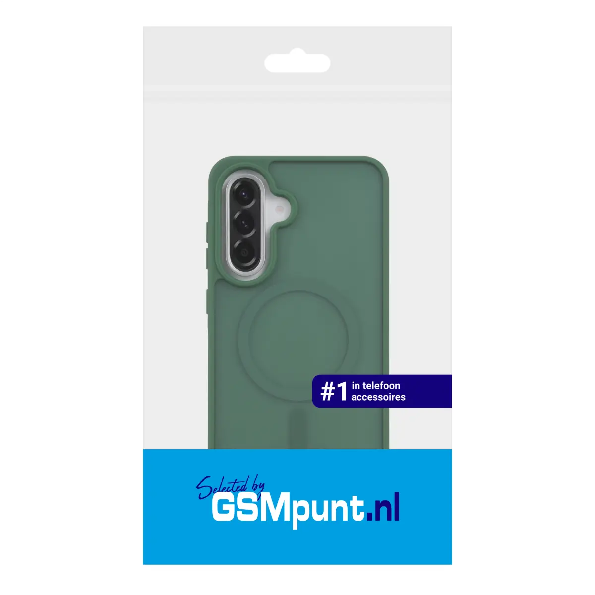 Samsung Galaxy A36 Hoesje met MagSafe Back Cover Matte Groen afbeelding 9