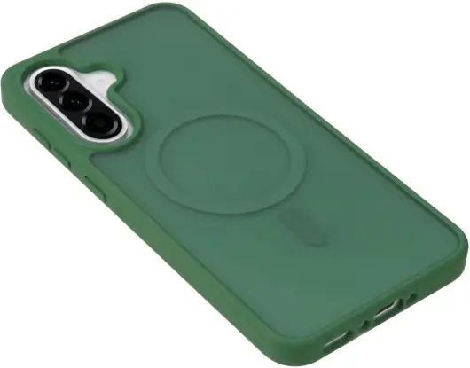 Samsung Galaxy A36 Hoesje met MagSafe Back Cover Matte Groen afbeelding 7