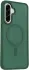 Samsung Galaxy A36 Hoesje met MagSafe Back Cover Matte Groen afbeelding 4