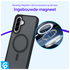Samsung Galaxy A56 Hoesje met MagSafe Back Cover Matte Zwart afbeelding 4
