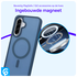 Samsung Galaxy A56 Hoesje met MagSafe Back Cover Matte Blauw afbeelding 4