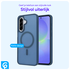 Samsung Galaxy A56 Hoesje met MagSafe Back Cover Matte Blauw afbeelding 5